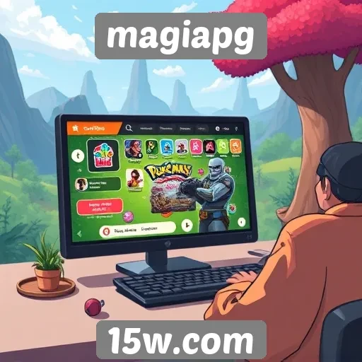 A evolução da interface do Magiapg em jogos online