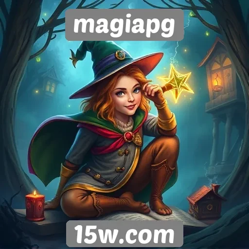 História e lore envolvente no universo Magiapg