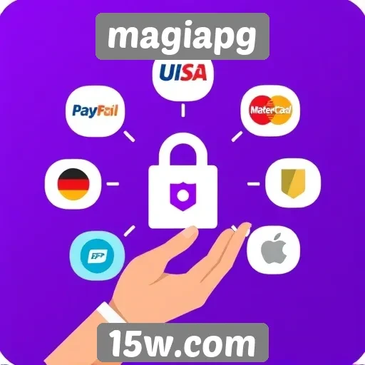 Opções de pagamento disponíveis no Magiapg